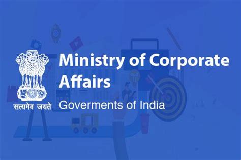 Ministry Of Corporate Affairs .